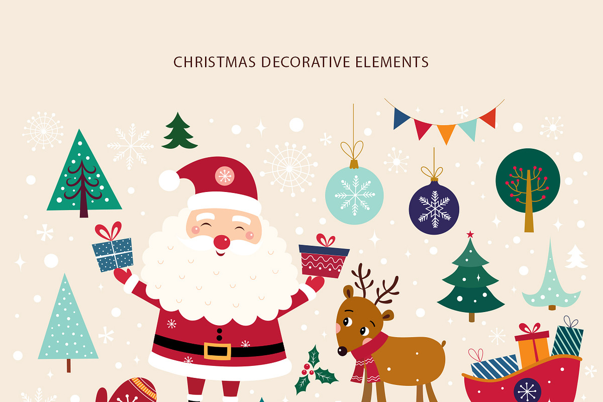 CHRISTMAS COLLECTION, a Decorative Illustration by MoleskoStudio (Photo 2 of 7)