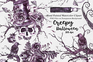 Creepy Halloween Clipart