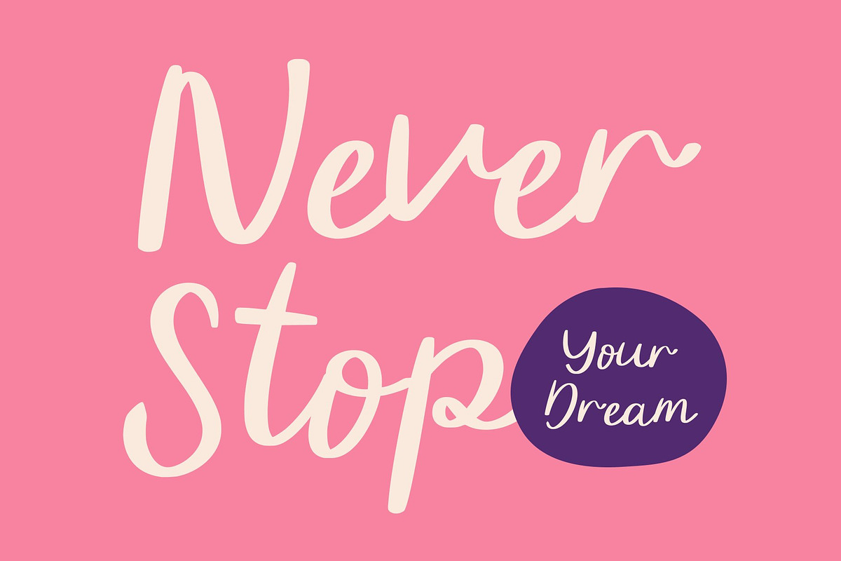 CS Belrise – Beauty Script Font, a Script Font by Craft Supply Co. (Photo 2 of 8)