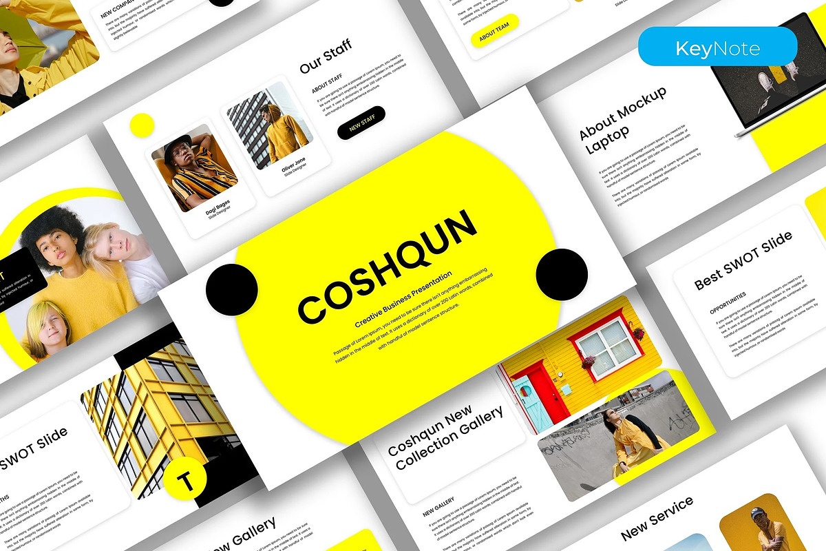 Cosqun– Business Keynote Template, a Presentation Template by kreatifreya (Photo 1 of 6)