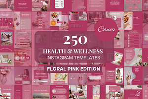 250 Pink Wellness Instagram Template