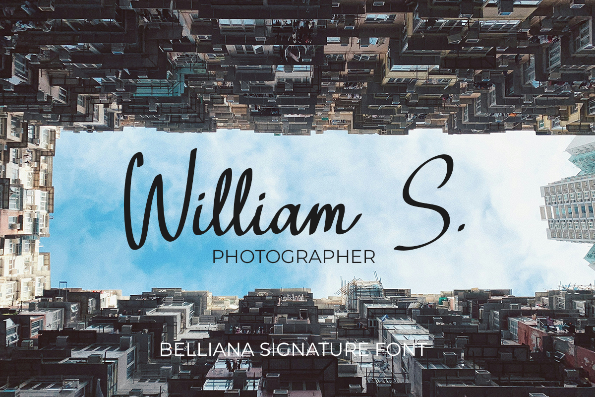 Belliana Signature Font, a Script Font by syabab studio (Photo 10 of 12)
