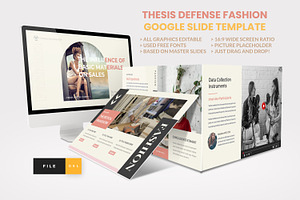 Thesis Defense Fashion Google Slide, a Presentation Template by Art StoreID