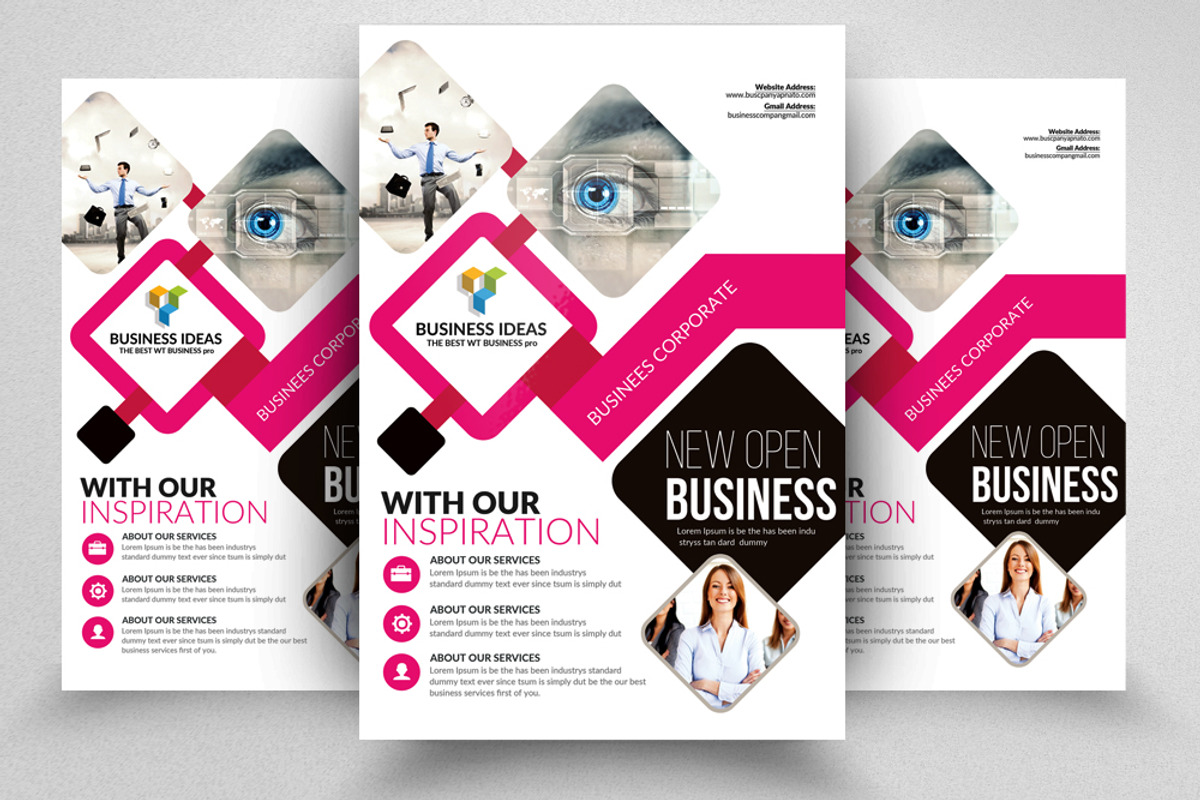 100 Business Flyers Mega Bundle, a Flyer Template by Design Up (Photo 15 of 100)