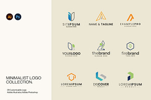 Minimalist Logo Collection, a Branding & Logo Template by Creatiya Type