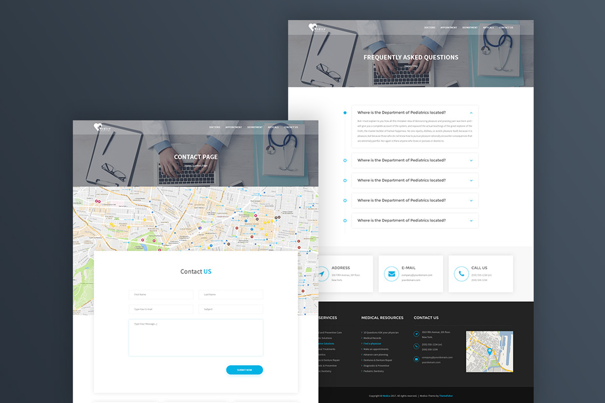 Medico Health Care PSD Template, a Websites & App Template by Themefisher (Photo 4 of 5)