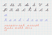 Cursive Practice a Hand-drawn Font, a Handwritten Font by Eryn Rose Design (Thumbnail 1 of 11)