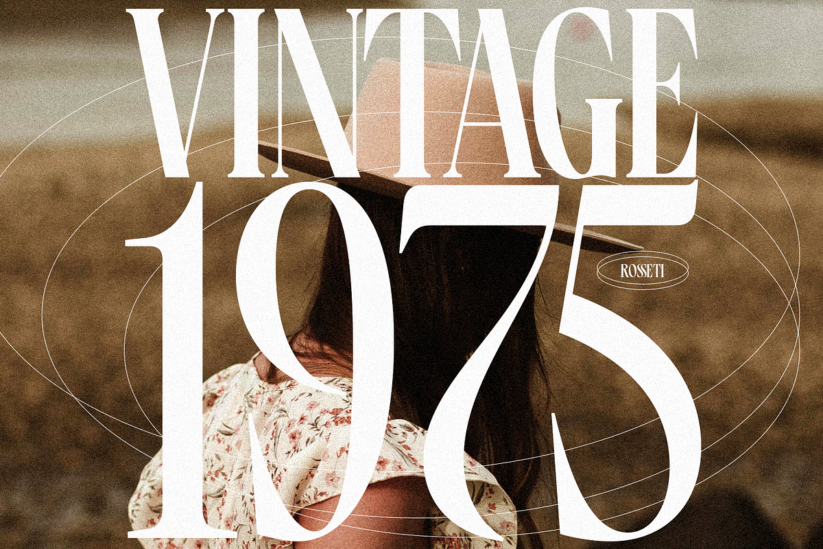 Rosseti - Elegant Retro Serif, a Serif Font by Sign Studio (Photo 7 of 14)