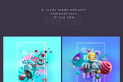 3D Suprematism, a Decorative Illustration by HelenStock (Thumbnail 3 of 12)