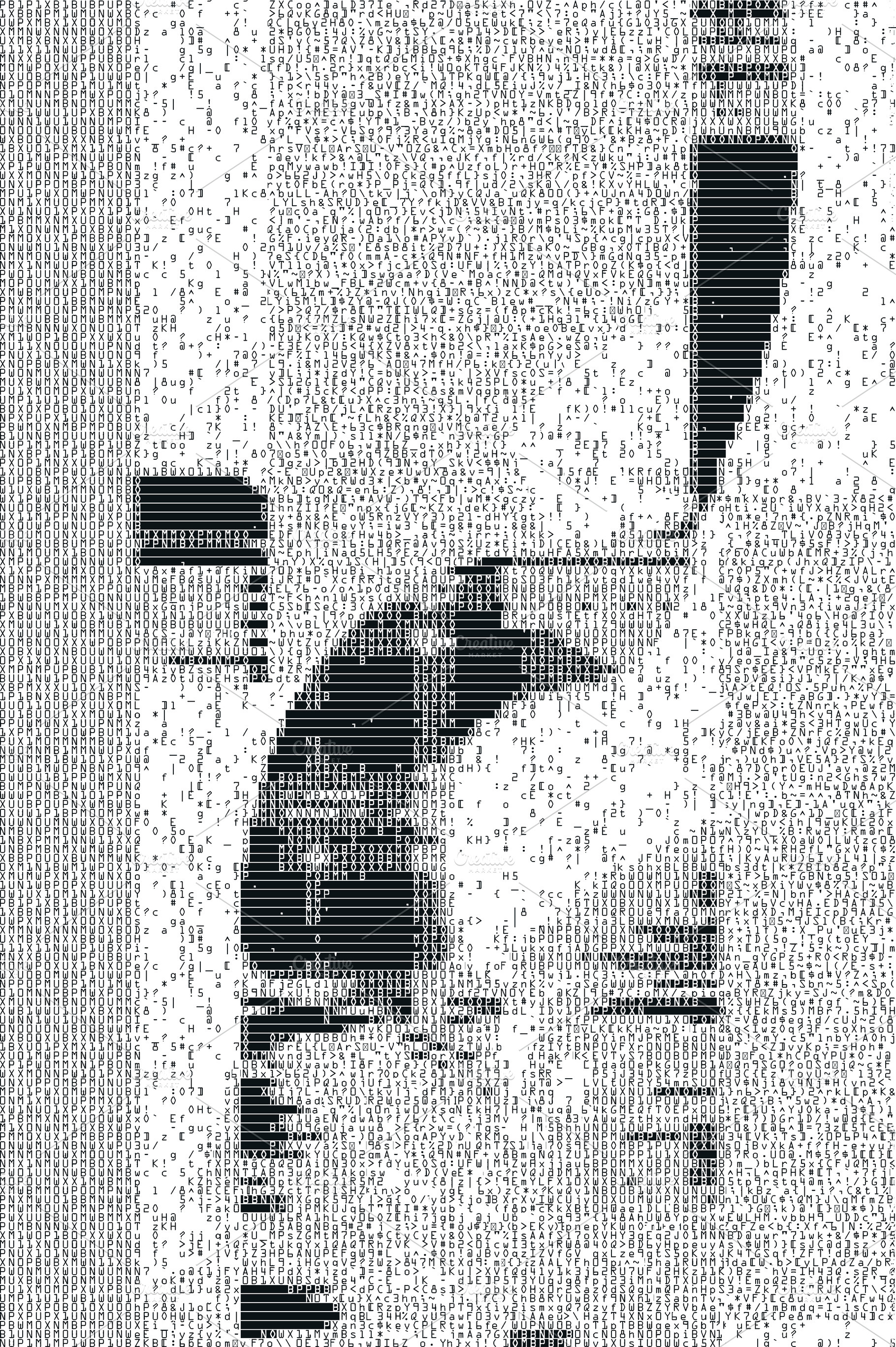 Abstract ASCII Backgrounds, a Background Photo by bbymedia.store