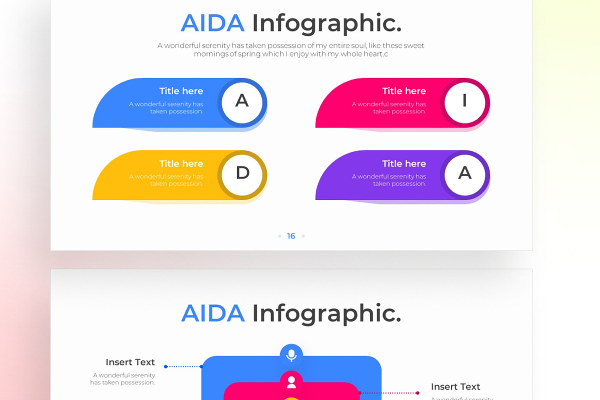 AIDA PowerPoint - Infographic Template