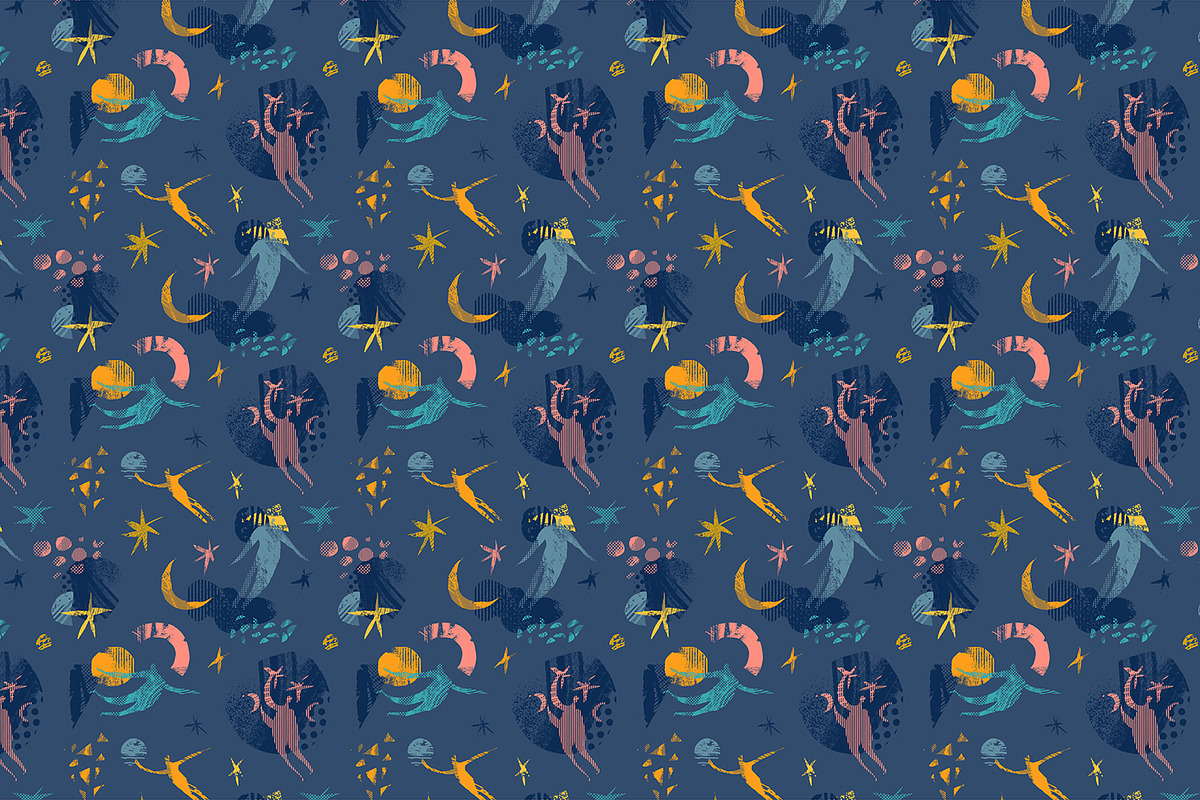 TRIBAL NATURE. 20 VECTOR PATTERNS, a Pattern Graphic by Shusha Guna Art (Photo 12 of 15)