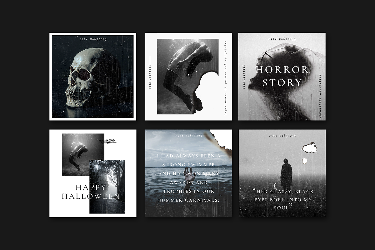 Instagram Horror Stories & Posts, a Social Media Template by AnagramDesign (Photo 3 of 7)