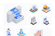Animated Isometric Fountain Icons, a Duotone Icon by Vectors Market (Thumbnail 5 of 9)