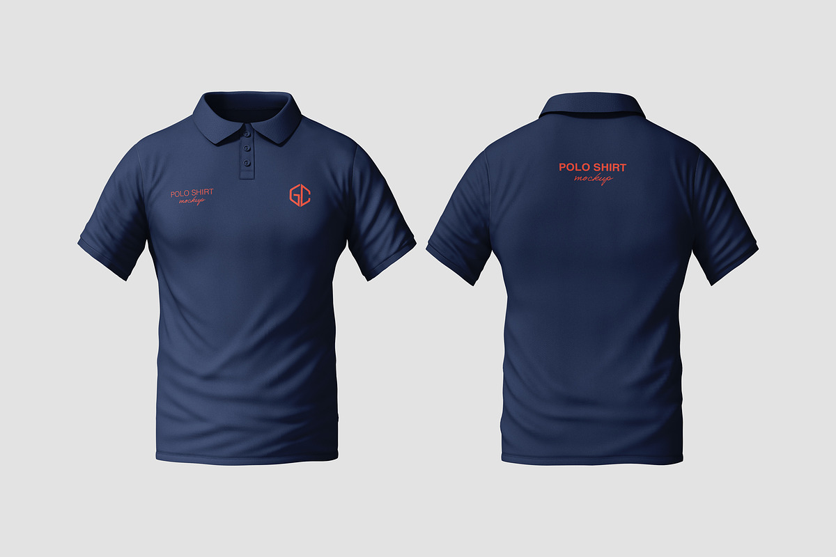 High Quality Polo Shirt Mockup, a Shirt Mockup by graphiccrew (Photo 10 of 13)