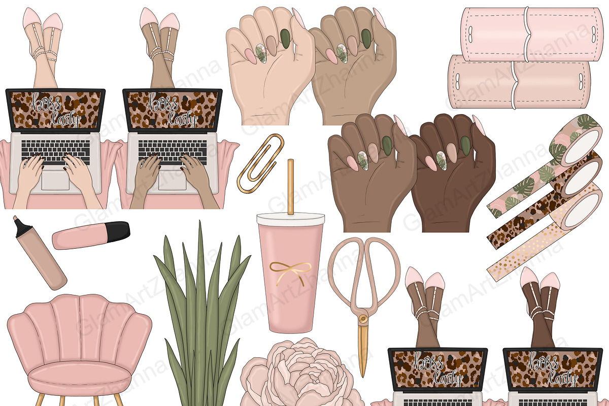 Boss Lady Illustration, a Work Illustration by GlamArtZhanna (Photo 4 of 5)