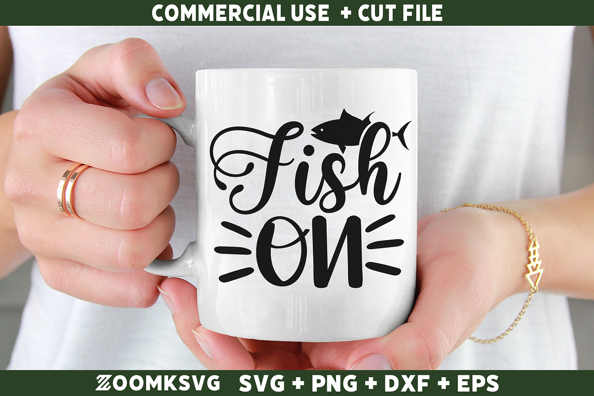 Fishing SVG Bundle 20 Designs, an Illustration by ZoomkSVG (Photo 11 of 41)