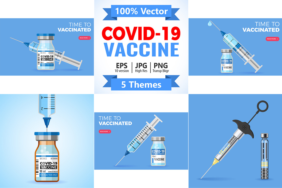 Covid-19 coronavirus vaccine syringe, a Healthcare Illustration by TAlex (Photo 1 of 7)