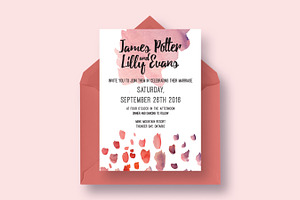 Artsy Wedding Invitation Collection