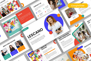 Lescano – Education Google Slide, a Presentation Template by kreatifreya
