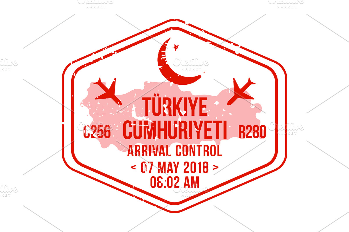 Passport Stamps & Travel Visa Signs, a Transportation Illustration by Kaushal Jangid (Photo 17 of 28)