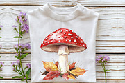 Autumn Mushroom Clipart, an Illustration by Rose Art (Thumbnail 5 of 8)
