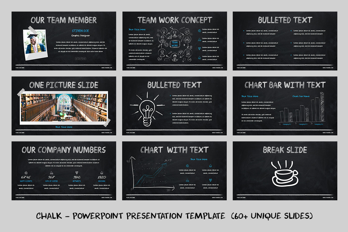 Chalk - Powerpoint Template, a Presentation Template by Helga_Design (Photo 4 of 13)