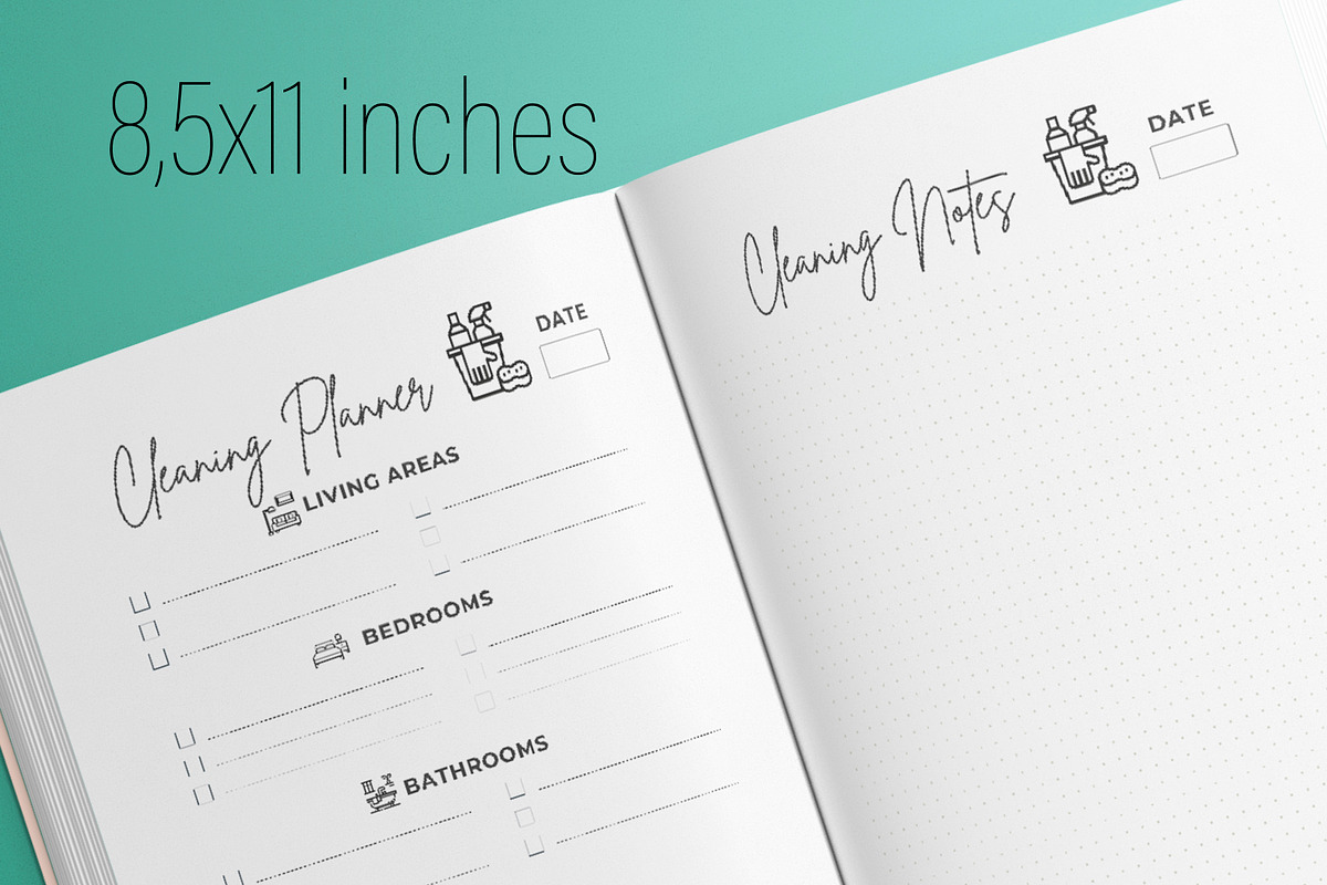 Cleaning Planner KDP Interior, a Templates & Theme by MatiArtShop (Photo 2 of 2)