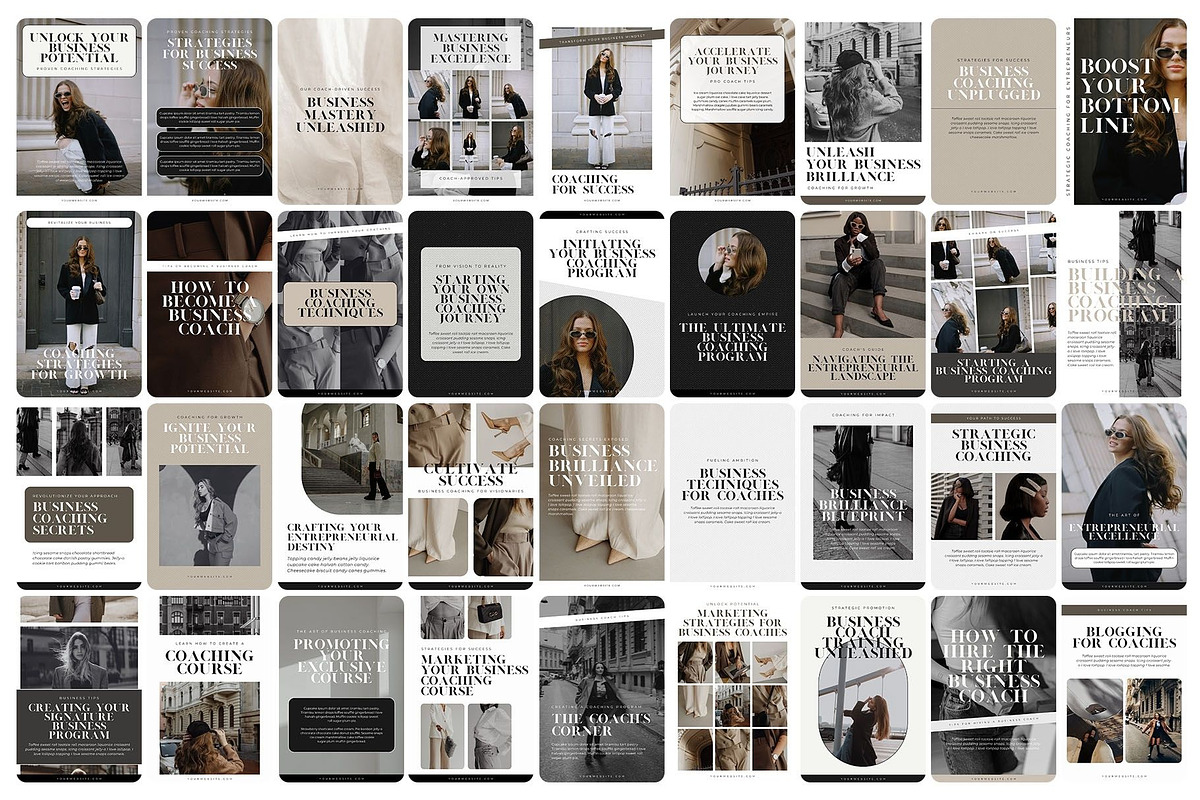 Pinterest Templates for Coaches, a Social Media Template by Blush Created (Photo 8 of 8)