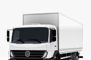 Commercial Truck Mercedes, a Cars & Vehicle 3D Model by Mechanik (Thumbnail 2 of 17)