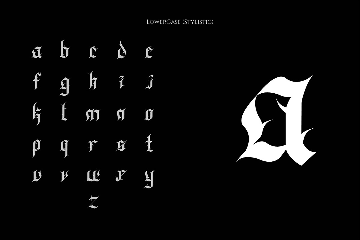 Somnia BlackLetter Typeface, a Blackletter Font by Chun (Photo 4 of 16)