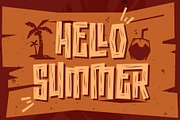 Naluka - Ethnic Font with Extras, a Font by Arterfak Project (Thumbnail 2 of 13)