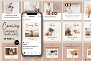 Coaching IG Carousel Posts Canva, a Social Media Template by DeeBeeDesign (Thumbnail 1 of 10)