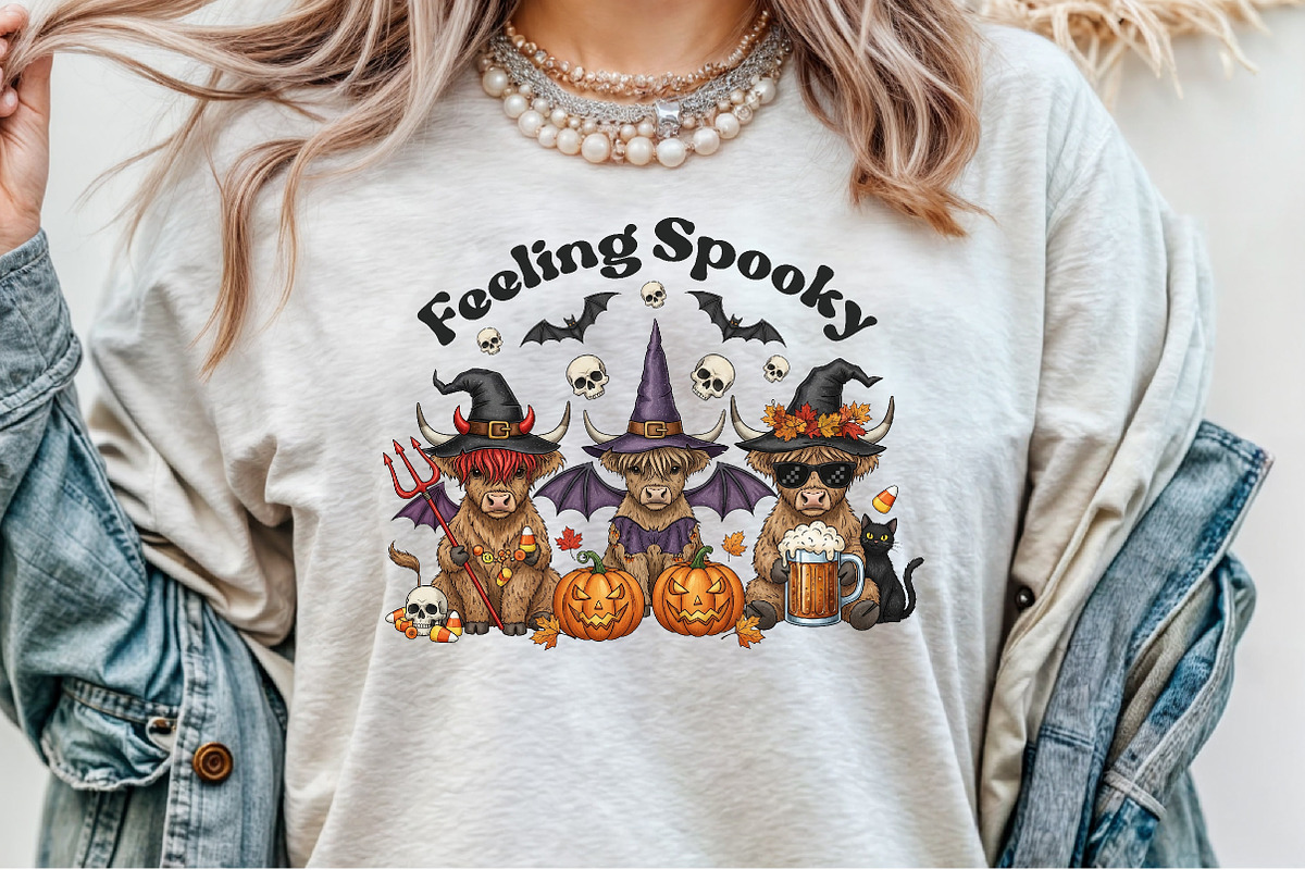 Feeling Spooky Png-Witchy Cows & Pum, an Illustration by Sublimation Artist (Photo 7 of 9)