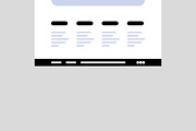 Website Landing Page Wireframe, a Landing Page Template by ContestDesign (Thumbnail 6 of 6)