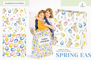 Spring Easter Pattern Floral Animal, a Pattern Graphic by AnnaTkachi (Thumbnail 3 of 6)