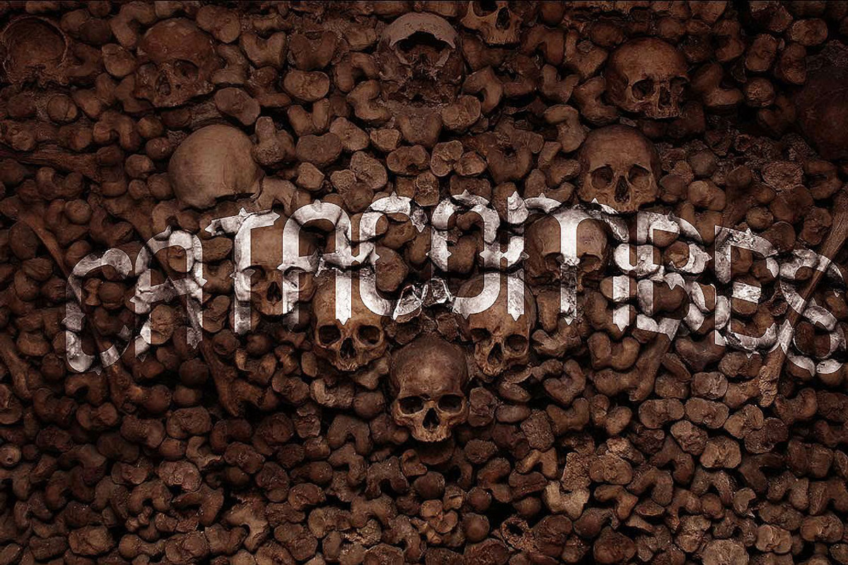 CATACOMBES font