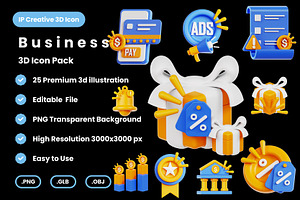 Business 3D Illustration