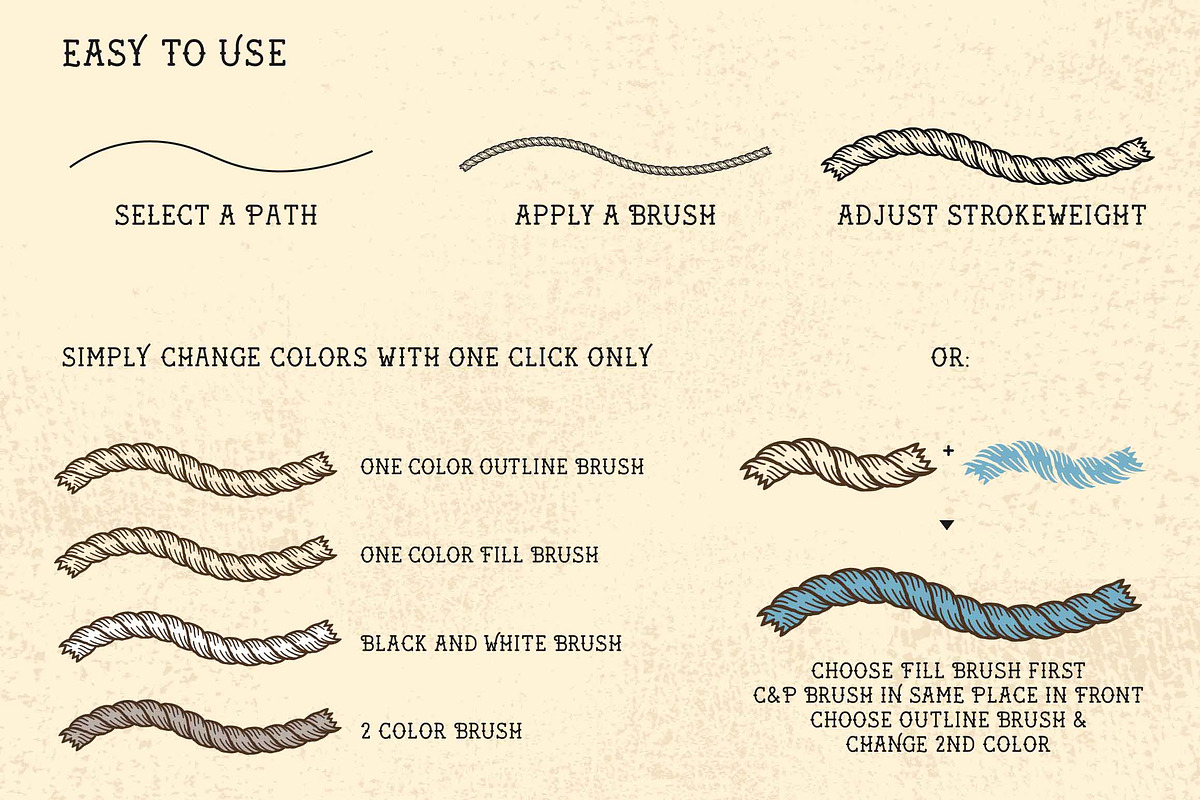 Sailor Mate´s Rope Brush Collection, a Brush Add-On by BAD TASTE (Photo 19 of 20)