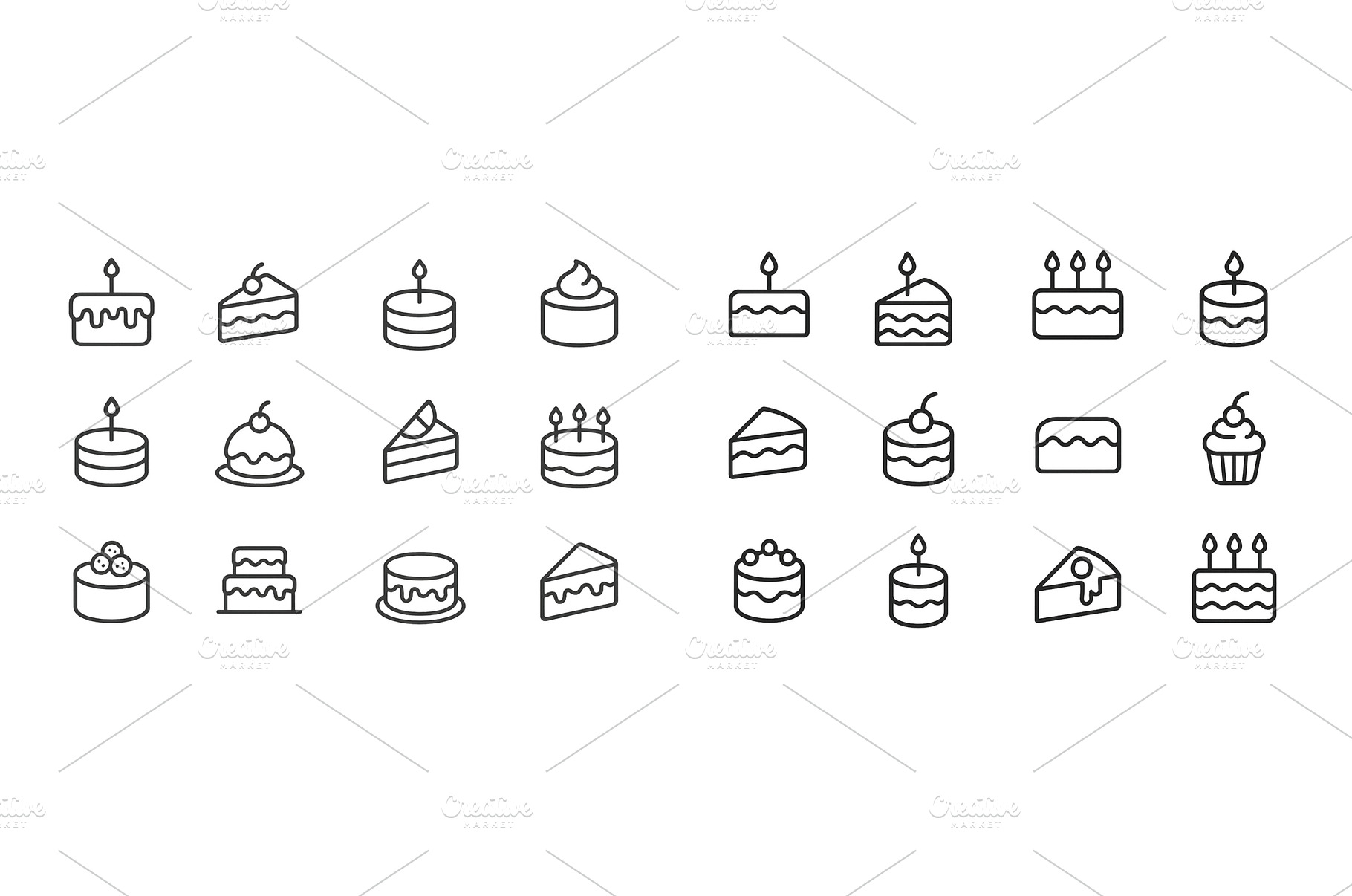 Collection of various cake designs, a Holiday Photo by ZinetroN