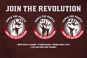 Join The Revolution Logo, a Branding & Logo Template by RMPL.std (Thumbnail 3 of 3)