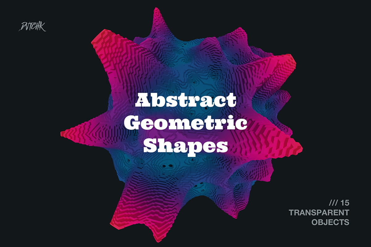 Abstract Geometric Shapes, a Background Graphic by dvtchk (Photo 7 of 9)