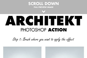 Architekt Photoshop Action