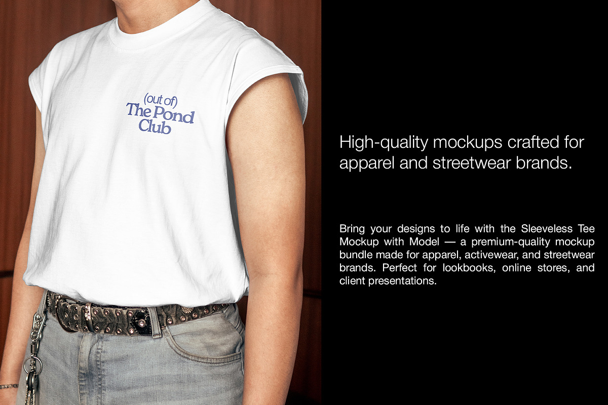 Sleeveless Tee Mockup set, a Shirt Mockup by Mocktopia (Photo 2 of 10)