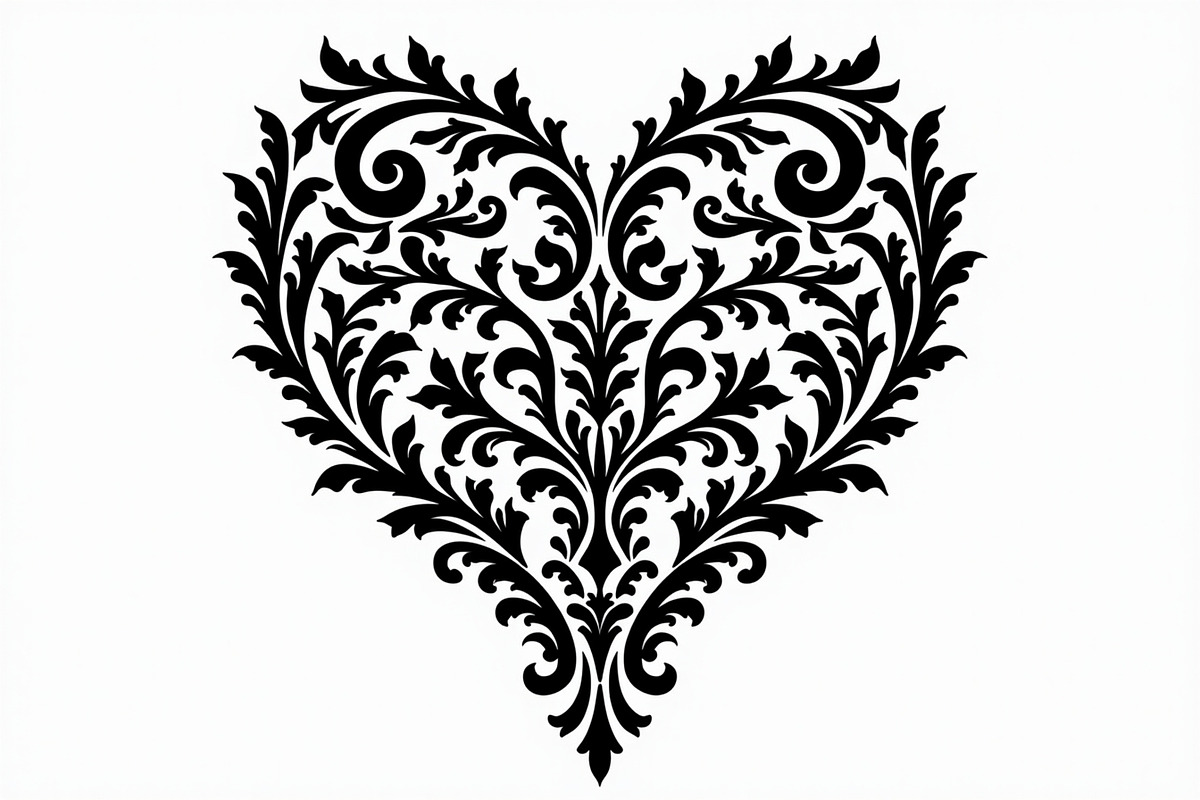 Ornamental Heart Bundle, an Illustration by balal (Photo 2 of 20)