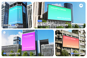 Urban Building Billboard Mockup, an Advertising Mockup by My Code Std