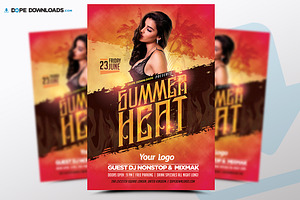 Summer Heat Flyer Template