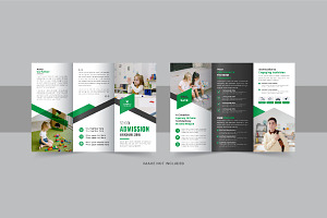School admission trifold brochure, a Brochure Template by Pavel_design