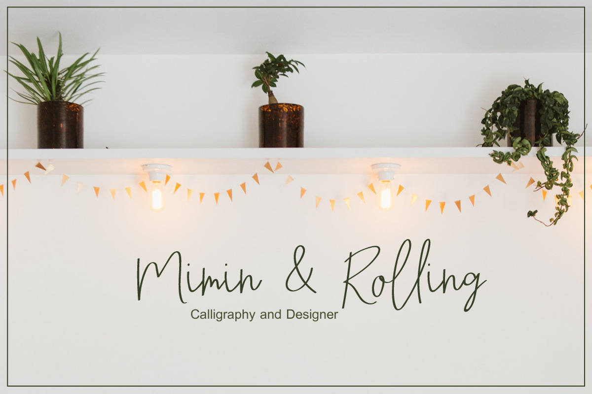 Yesmina | Font & Logos + Doodle preview 4