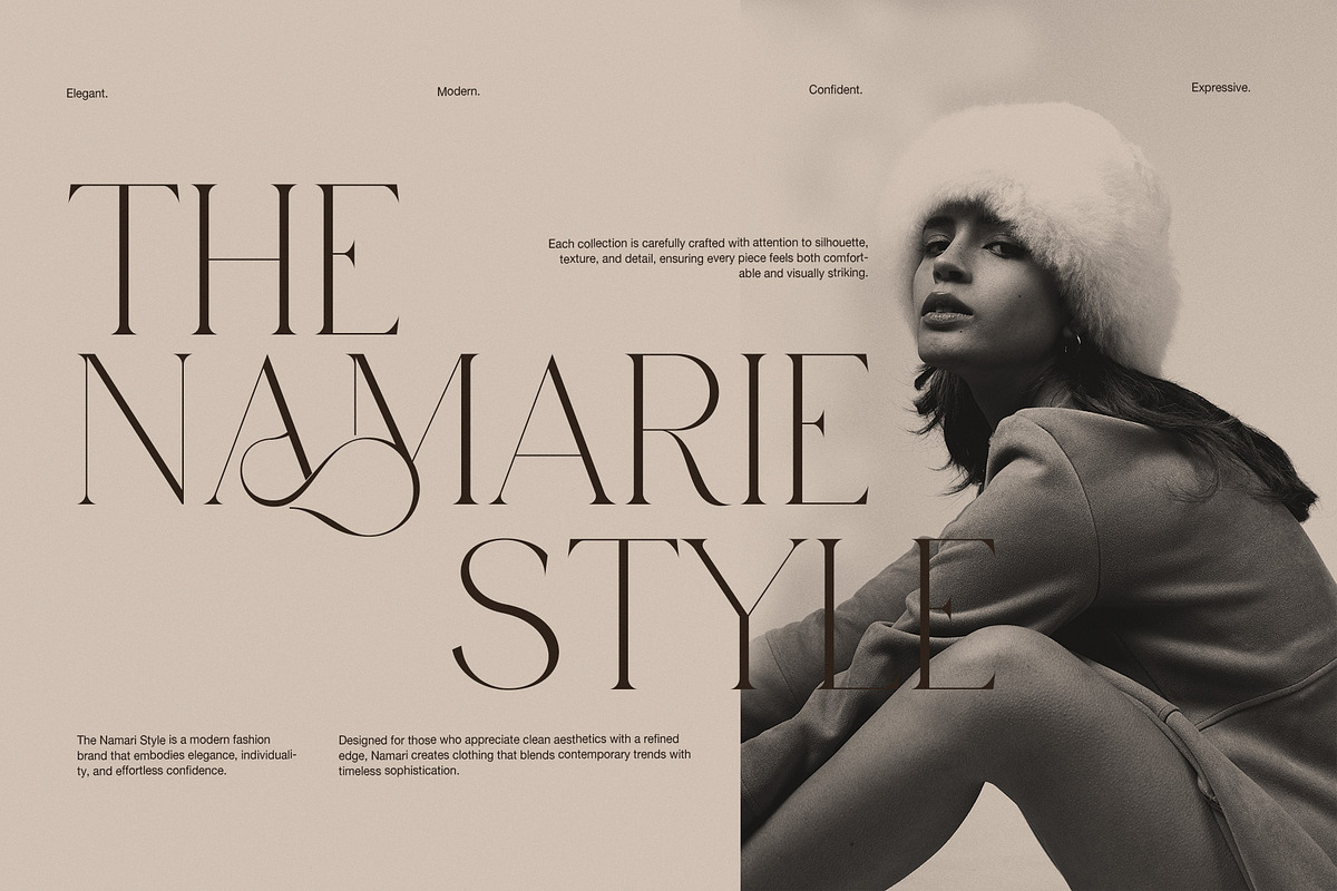Dasier Elegant Fashion Serif Font, a Serif Font by Graphicxell (Photo 6 of 8)